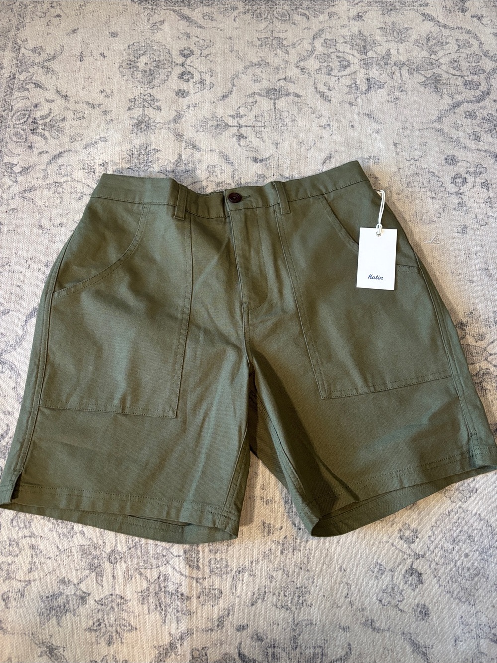 New Katin Men’s Trails Canvas Short - medium - green